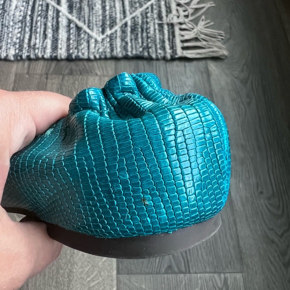 Tory Burch Teal Reva Ballet Flats 8 - Picture 4 of 7